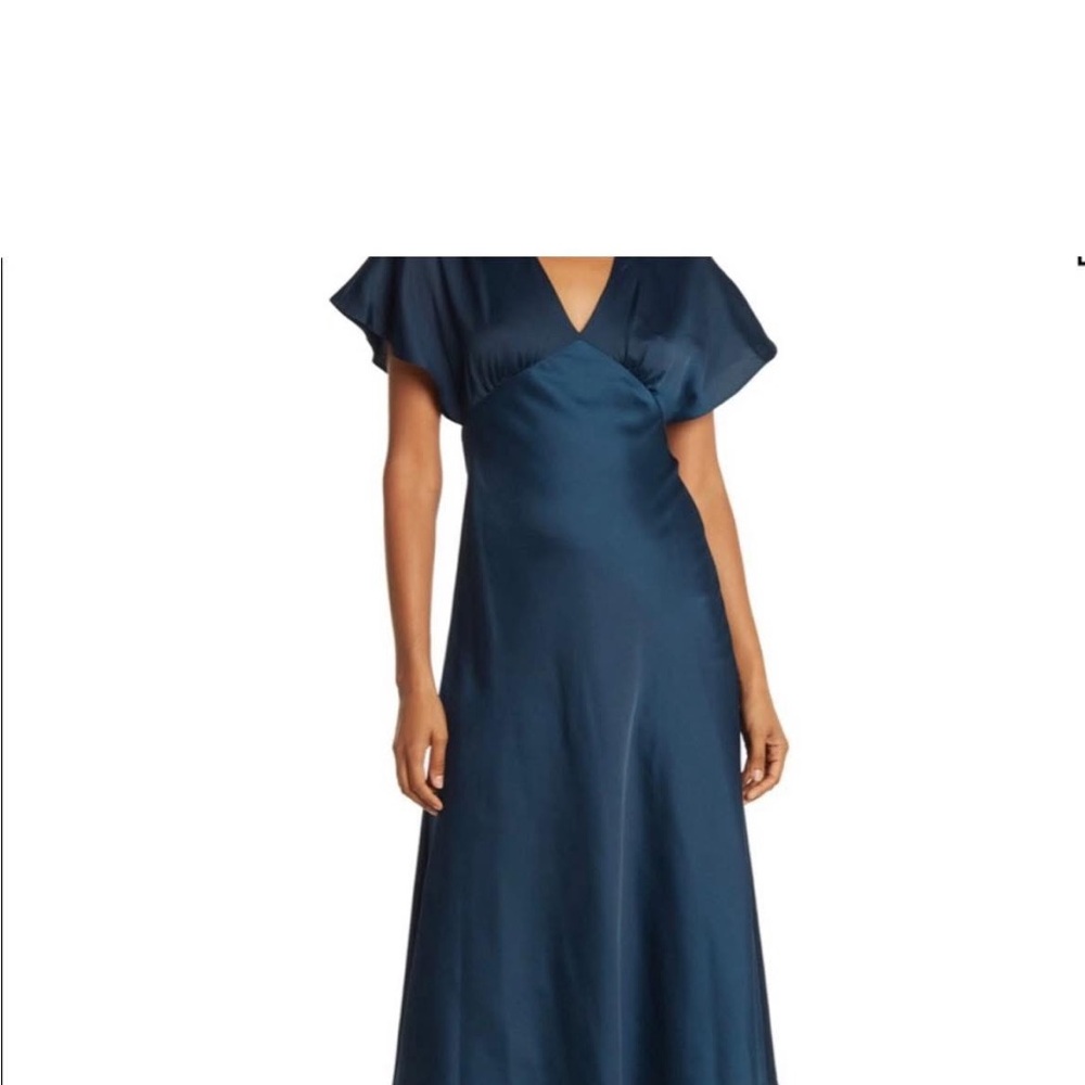 Elegant Navy Blue Women's Dress
